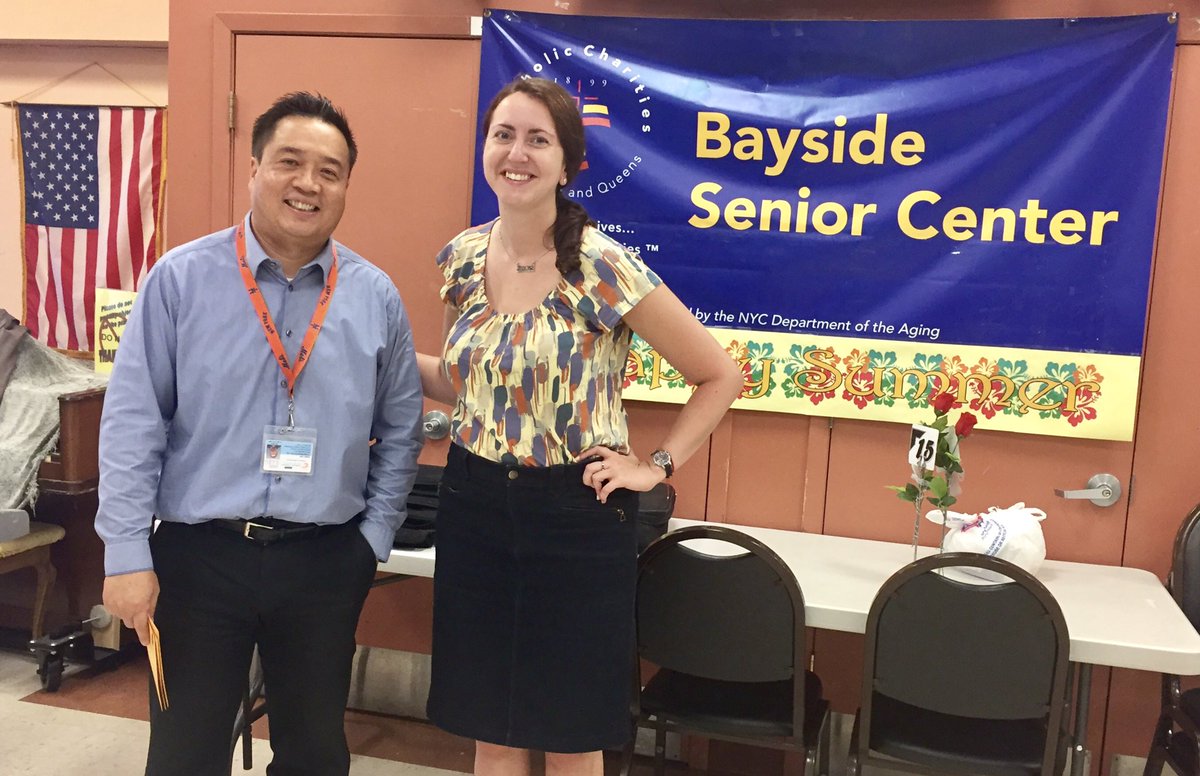 2017-08-07 Rozic Visits Bayside Senior Center, Welcomes New Program Manager