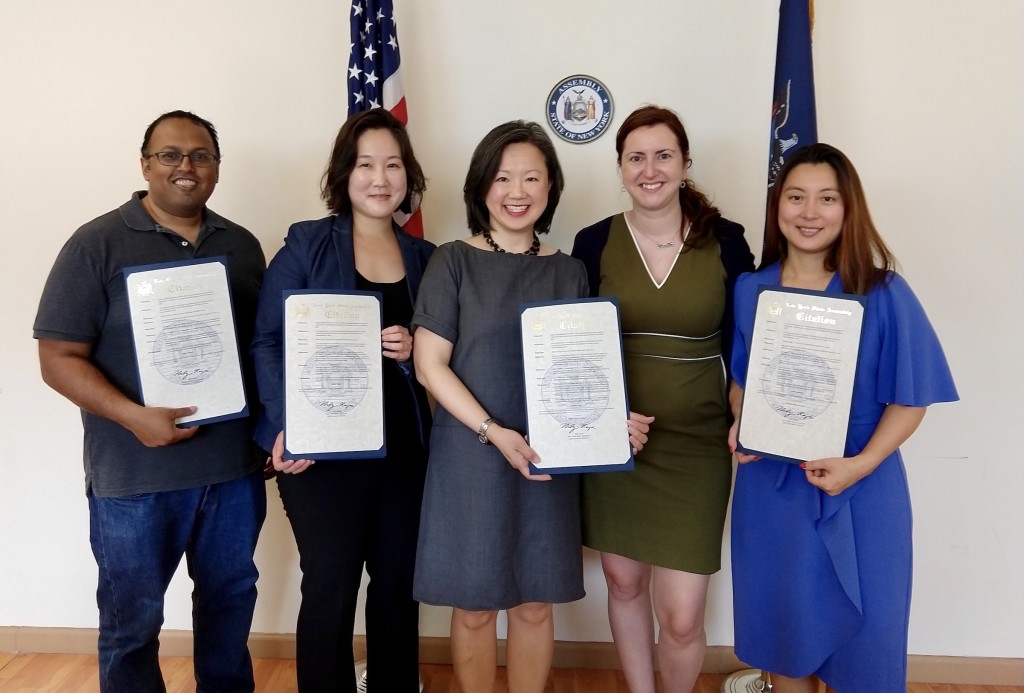 Rozic with AAPIHM honorees