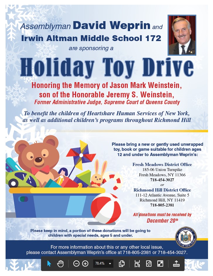 Holiday Toy Drive 2019