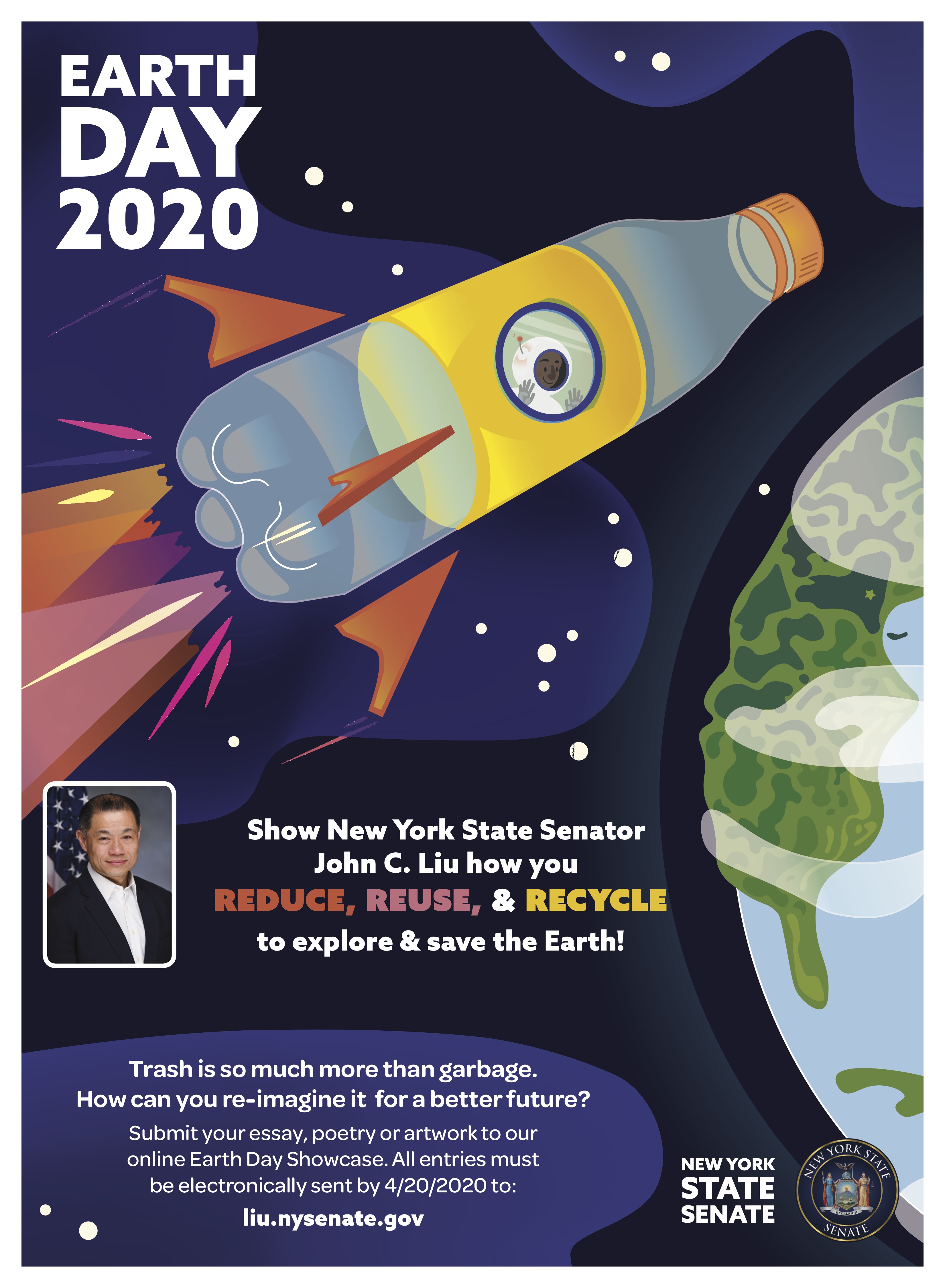 2020 Earth Day Poster - John Liu